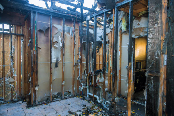 Professional Fire Damage Removal technician working in McCamey, TX